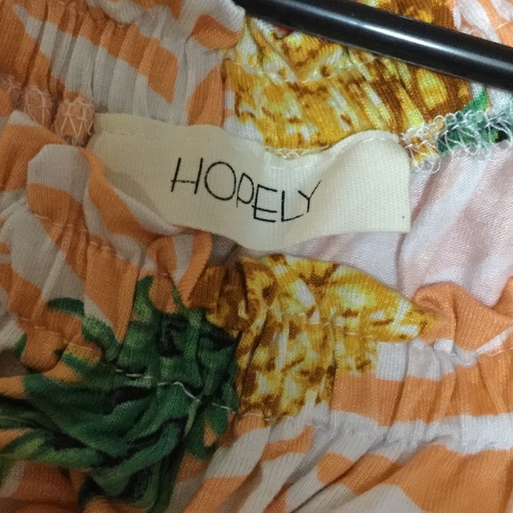 Pineapple Off the Shoulder Sundress - Picture 3 of 3